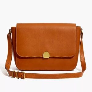 MADEWELL The Abroad Shoulder Bag Dark Toffee